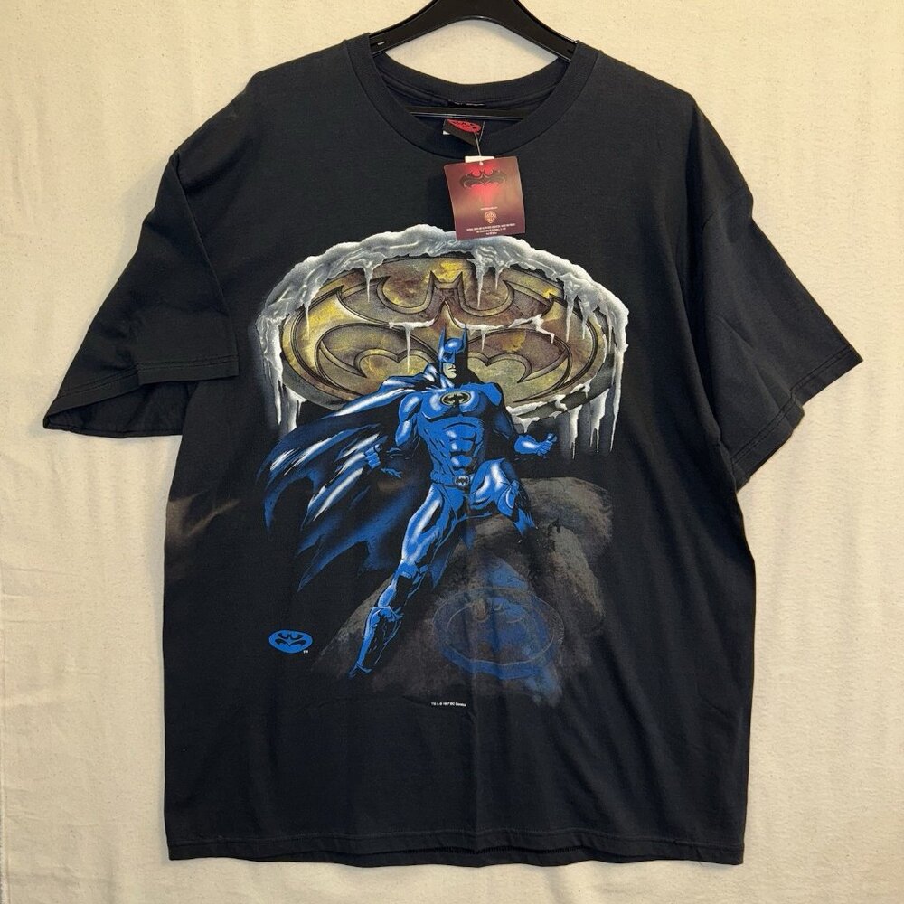 Vintage 1997 Batman & Robin DC Comics Movie T Shirt XL